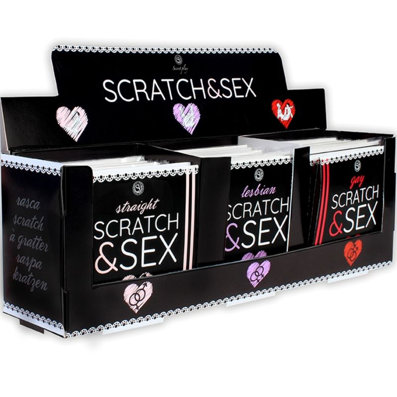 SECRETPLAY - ZDRAPKA EKSPOZYCJA + POZYCJE SEKSUALNE (ES/EN/FR/PT/DE)