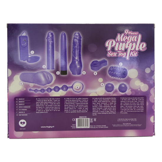 TOYJOY - ZESTAW MEGA FIOLETOWYCH ZABAWEK EROTYCZNYCH DLA CIEBIE