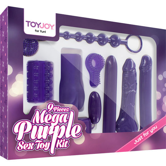 TOYJOY - ZESTAW MEGA FIOLETOWYCH ZABAWEK EROTYCZNYCH DLA CIEBIE