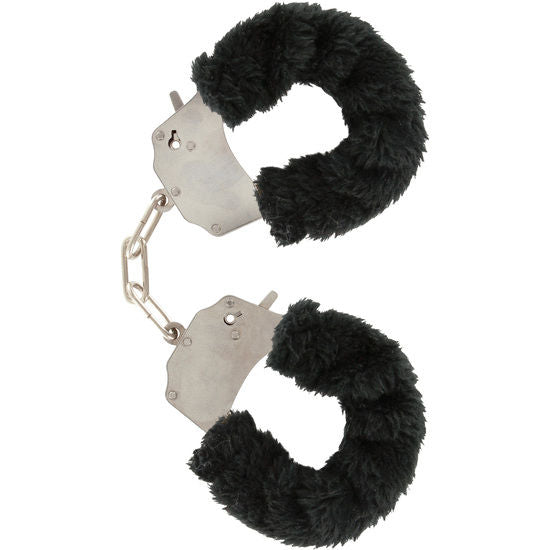 TOYJOY - FURRY FUN CUFFS KAJDANKI CZARNE