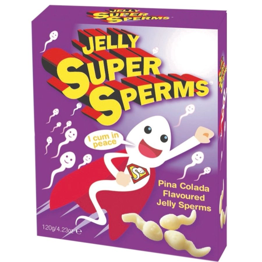 SPENCER & FLEETWOOD - ŻELKI SUPER SPERM W KSZTAŁCIE SPERMY 120 GR