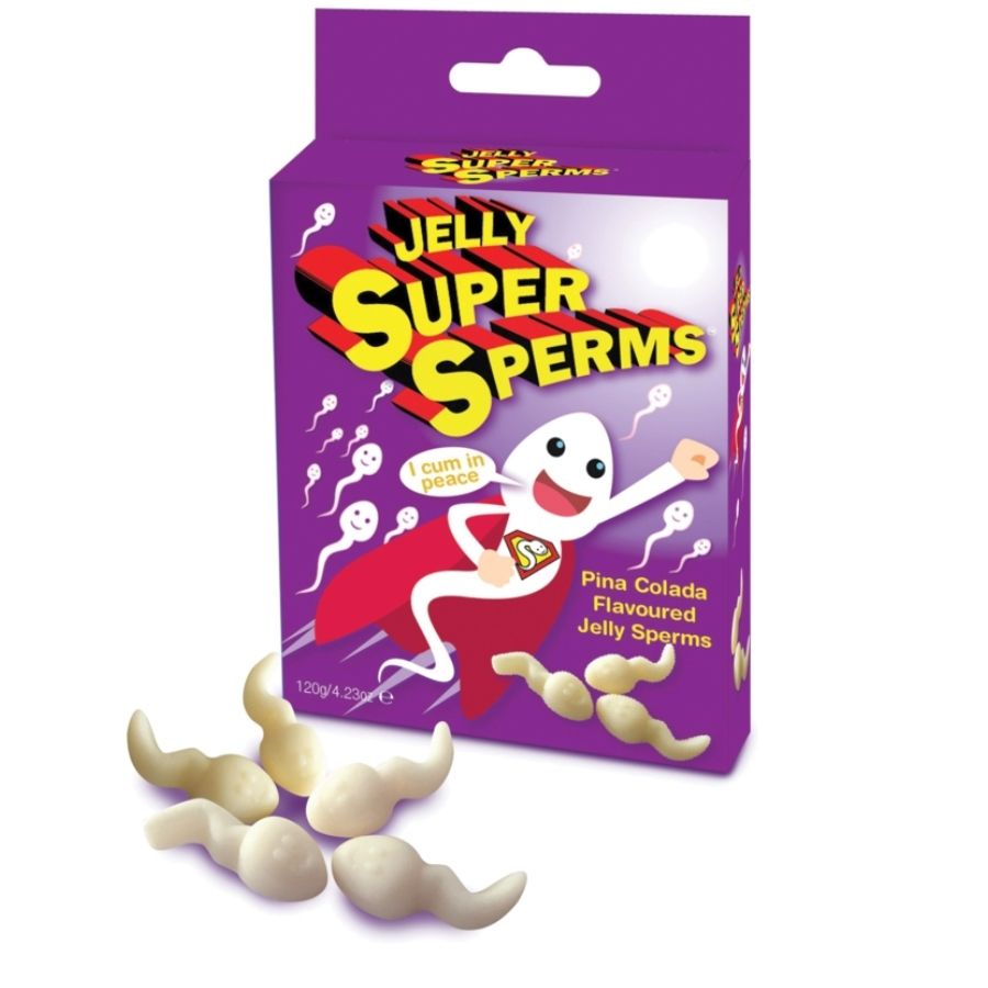 SPENCER & FLEETWOOD - ŻELKI SUPER SPERM W KSZTAŁCIE SPERMY 120 GR