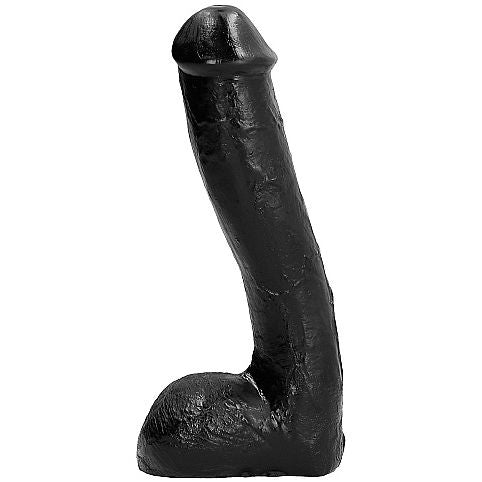 CAŁKOWICIE CZARNY - PENIS REALISTYCZNY ANALNY 23 CM