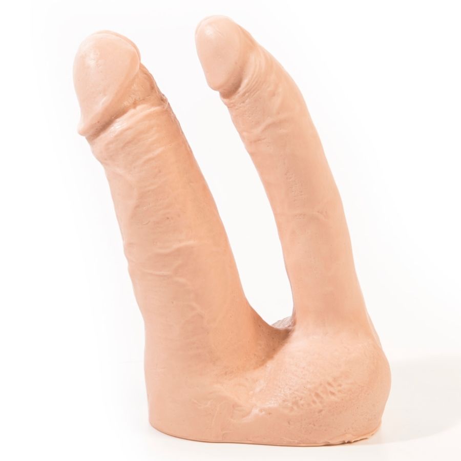 PINK ROOM - ARTHUS REALISTYCZNE PODWÓJNE DILDO FLESH 17CM/15.5CM