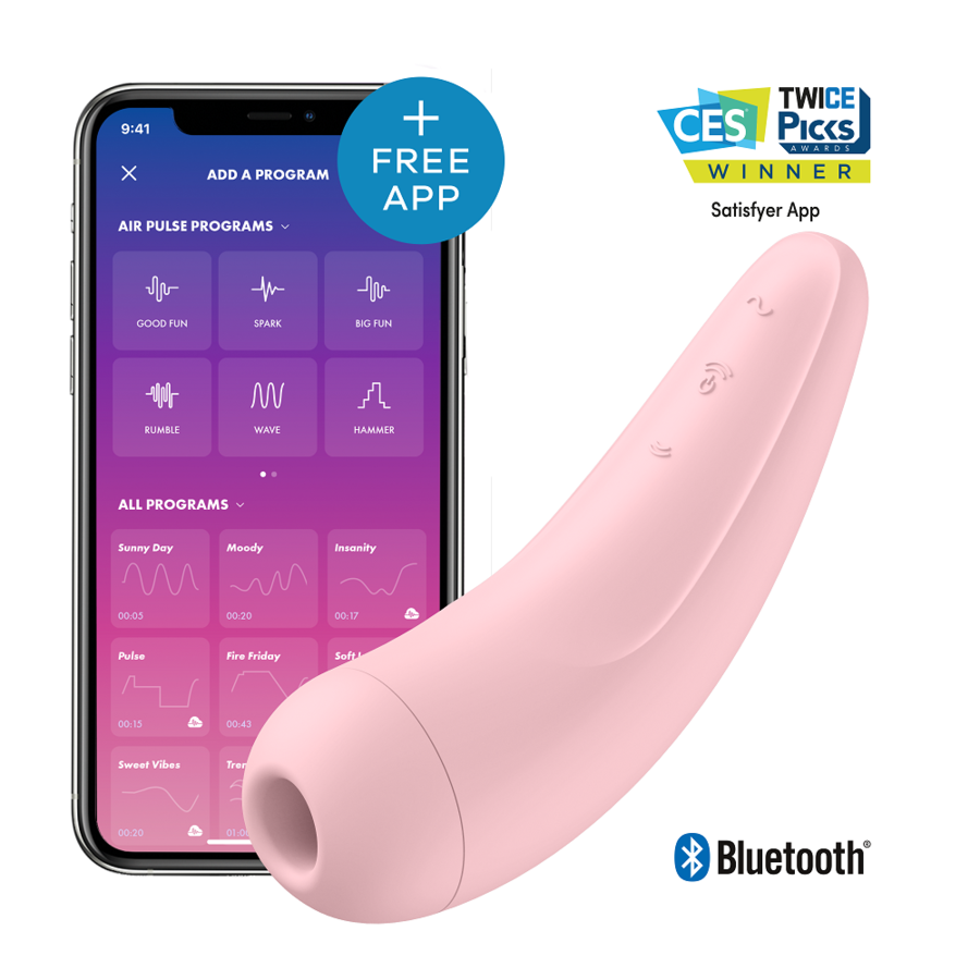 SATISFYER - CURVY 2 + RÓŻOWY
