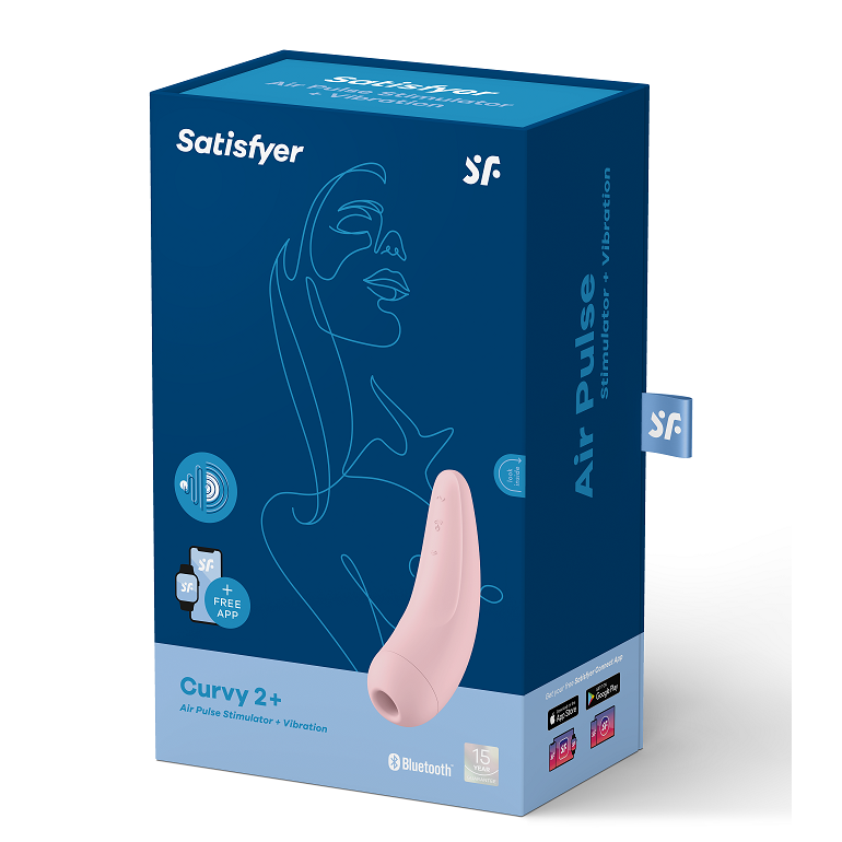 SATISFYER - CURVY 2 + RÓŻOWY