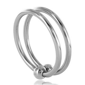 METAL HARD - PODWÓJNY PIERŚCIEŃ NA ŻOŁĘDZIE 32 MM