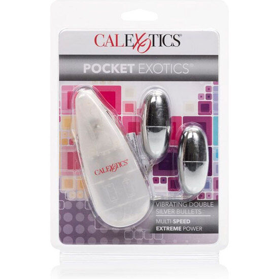 CALEXOTICS - WIBRUJĄCE POCISKI SREBRNE DUO