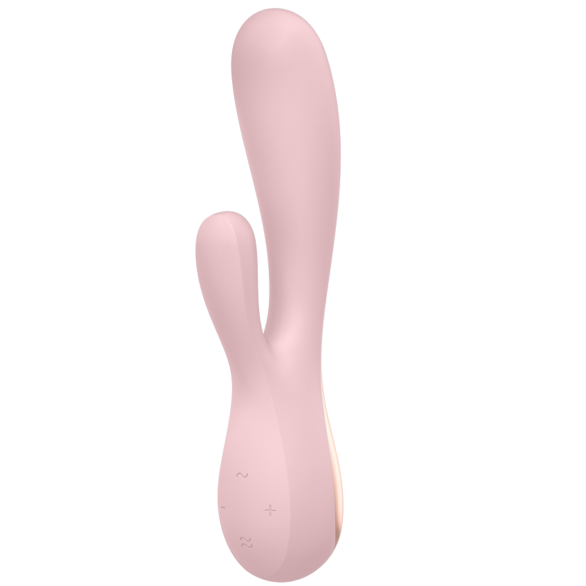 SATISFYER - MONO FLEX RÓŻOWY Z APLIKACJĄ