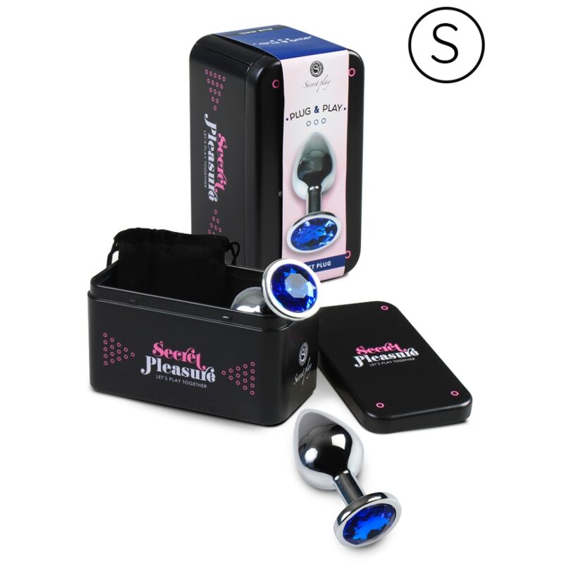 SECRETPLAY - KOREK ANALNY NIEBIESKI S