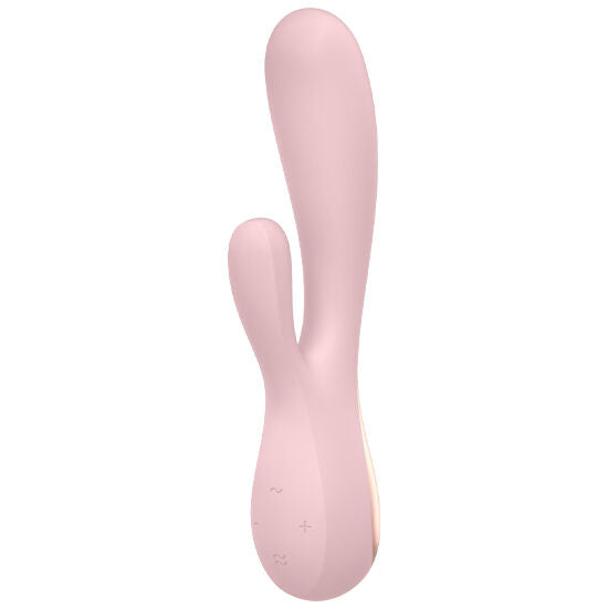 SATISFYER - MONO FLEX RÓŻOWY Z APLIKACJĄ