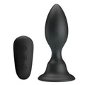 MR PLAY - KOREK ANALNY Z WIBRACJĄ CZARNY PILOT