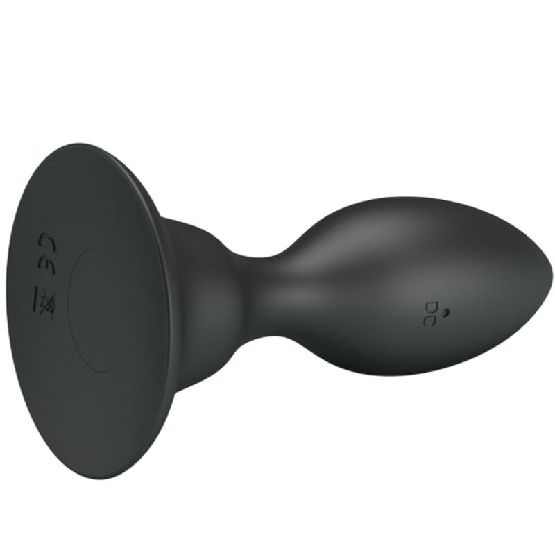 MR PLAY - KOREK ANALNY Z WIBRACJĄ CZARNY PILOT