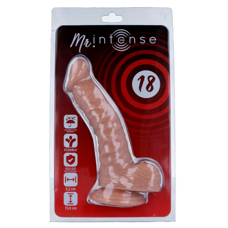 MR INTENSE - 18 REALISTYCZNY PENIS 19,8 CM -O- 3,2 CM