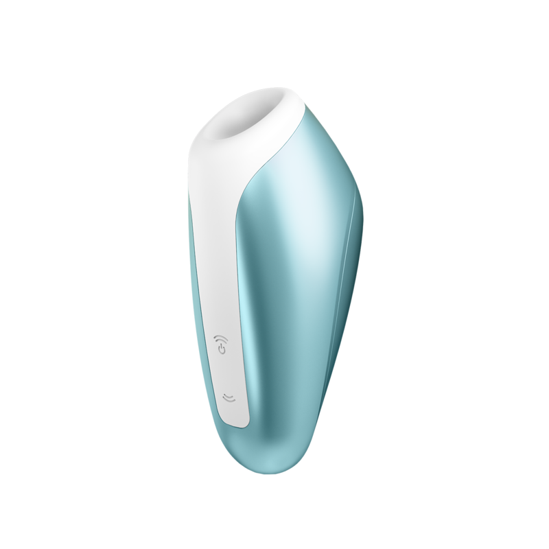 SATISFYER - LOVE BREEZE WIBRATOR SSĄCY LODOWY BŁĘKIT
