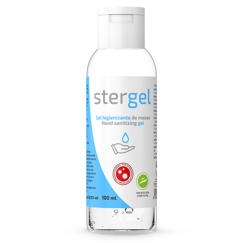 STERGEL - ŻEL HYDROALKOHOLOWY DO DEZYNFEKCJI RĄK ALOE VERA 100ML