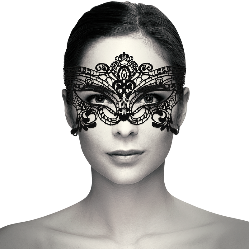 COQUETTE CHIC DESIRE - KORONKOWA MASKA CZARNA