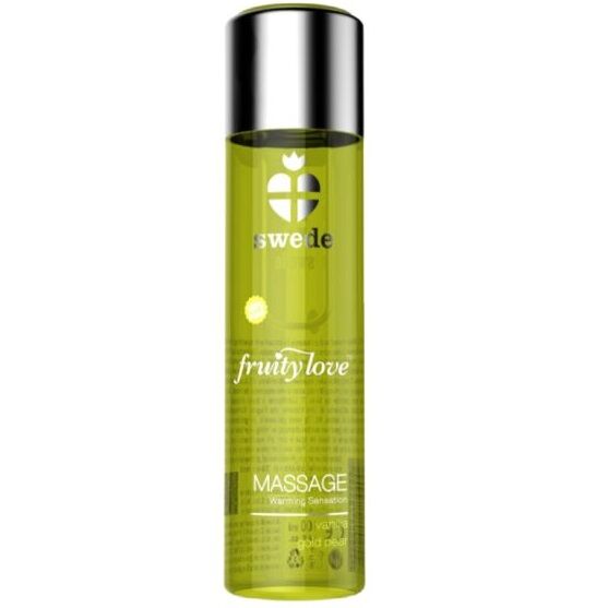SWEDE - OLEJEK DO MASAŻU ROZGRZEWAJĄCY FRUITY LOVE WANILIA I ZŁOTA GRUSZKA 60 ML.