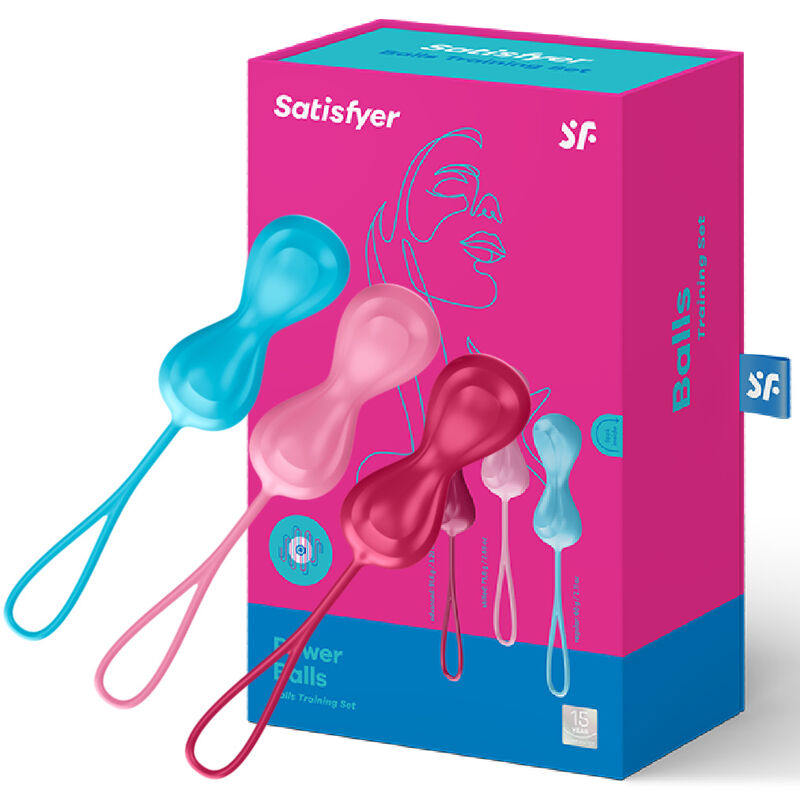 SATISFYER - KULKI GEJSZY ZESTAW TRENINGOWY 1