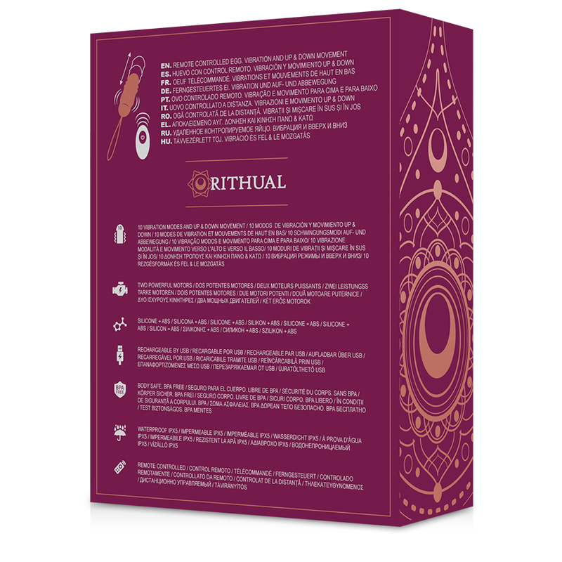 RITHUAL - REVA JAJO SYSTEM GÓRA/DÓŁ STEROWANY PILOTEM + WIBRACJE