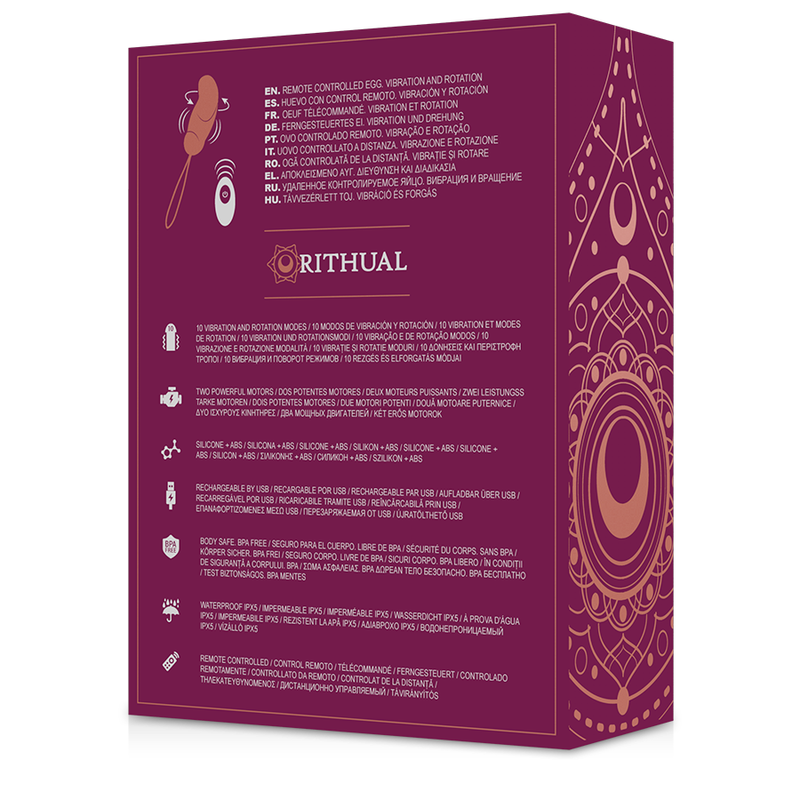 RITHUAL - ZDALNIE STEROWANY SYSTEM OBROTOWO-WIBRACYJNY JAJECZKA ESHA