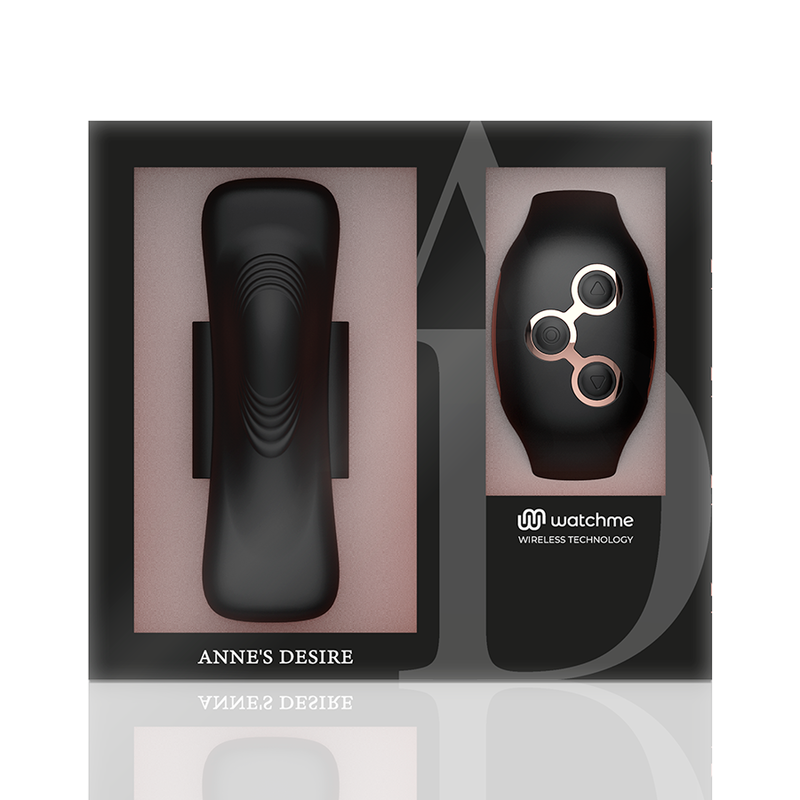 ANNE'S DESIRE - PANTY PLEASURE TECNOLOG A WATCHME CZARNY/ZŁOTY