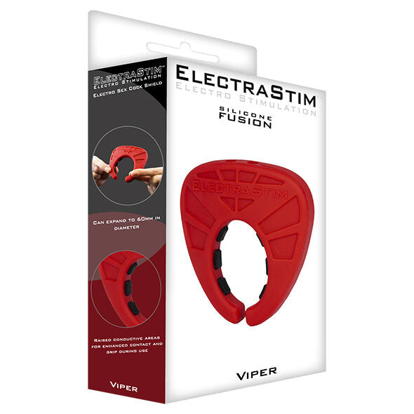 ELECTRASTIM - SILIKONOWA OSŁONA NA PENISA FUSION VIPER