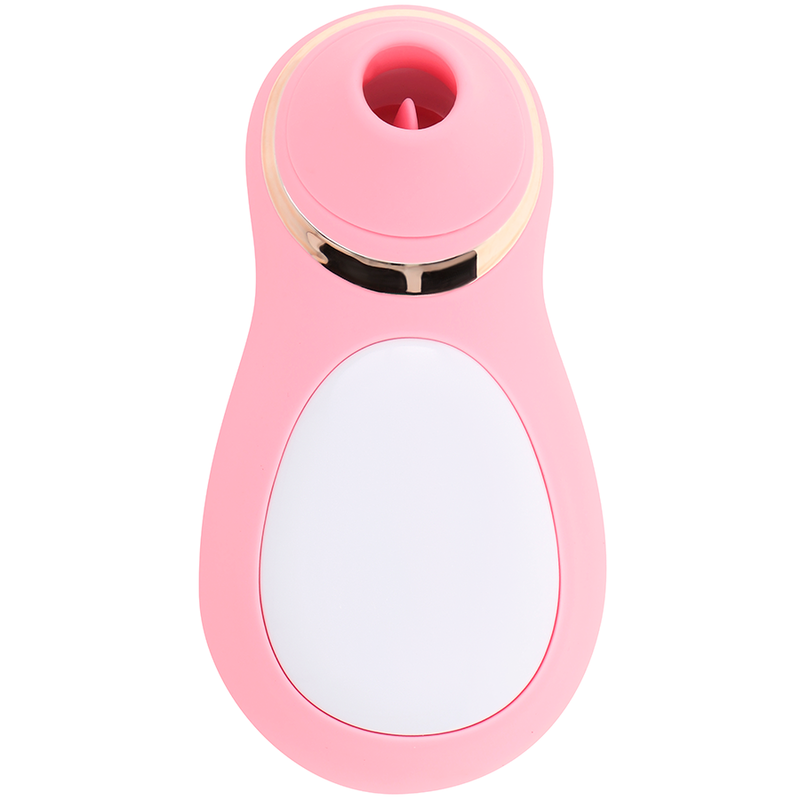 OHMAMA - WIBRUJĄCY STYMULATOR ŁECHTACZKI Z JĘZYCZKIEM 10 TRYBÓW