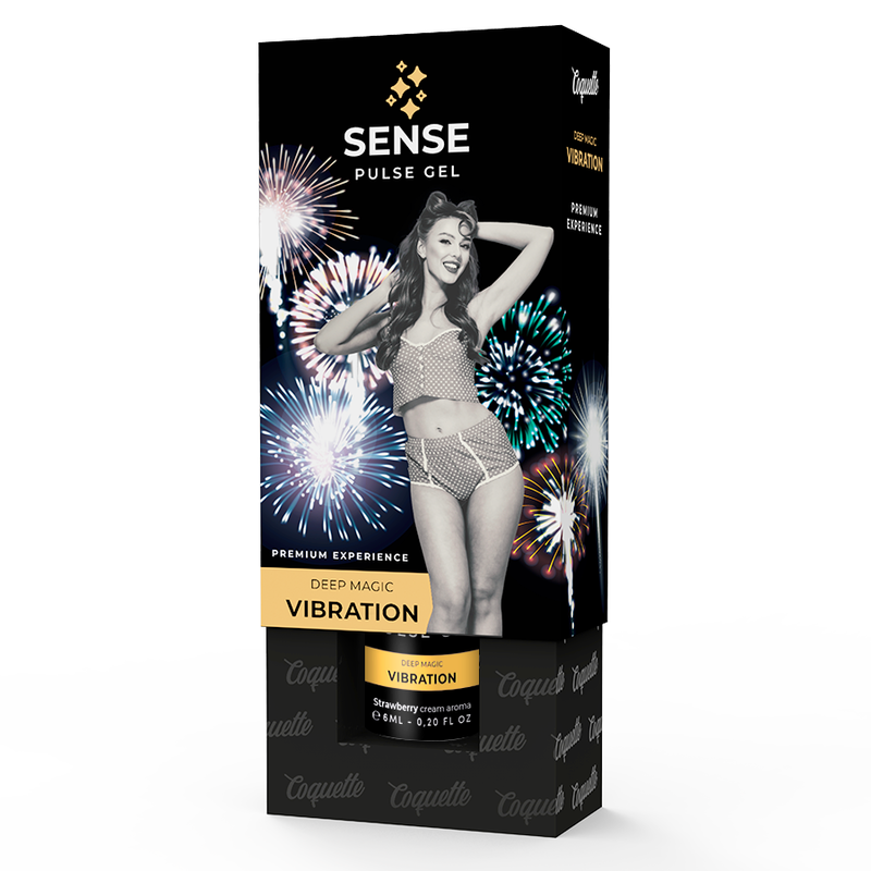 COQUETTE CHIC DESIRE - ŻEL PULSACYJNY TRUSKAWKOWA MAGIA WIBRACJI PREMIUM 6ML