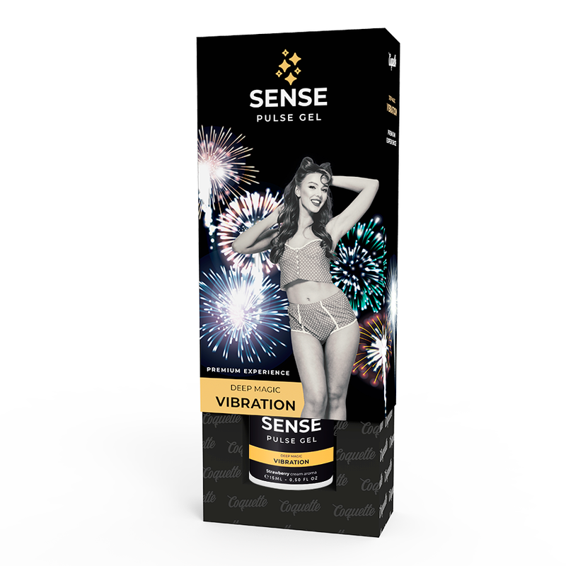 COQUETTE CHIC DESIRE - ŻEL PULSACYJNY TRUSKAWKOWA MAGIA WIBRACJI PREMIUM 15ML