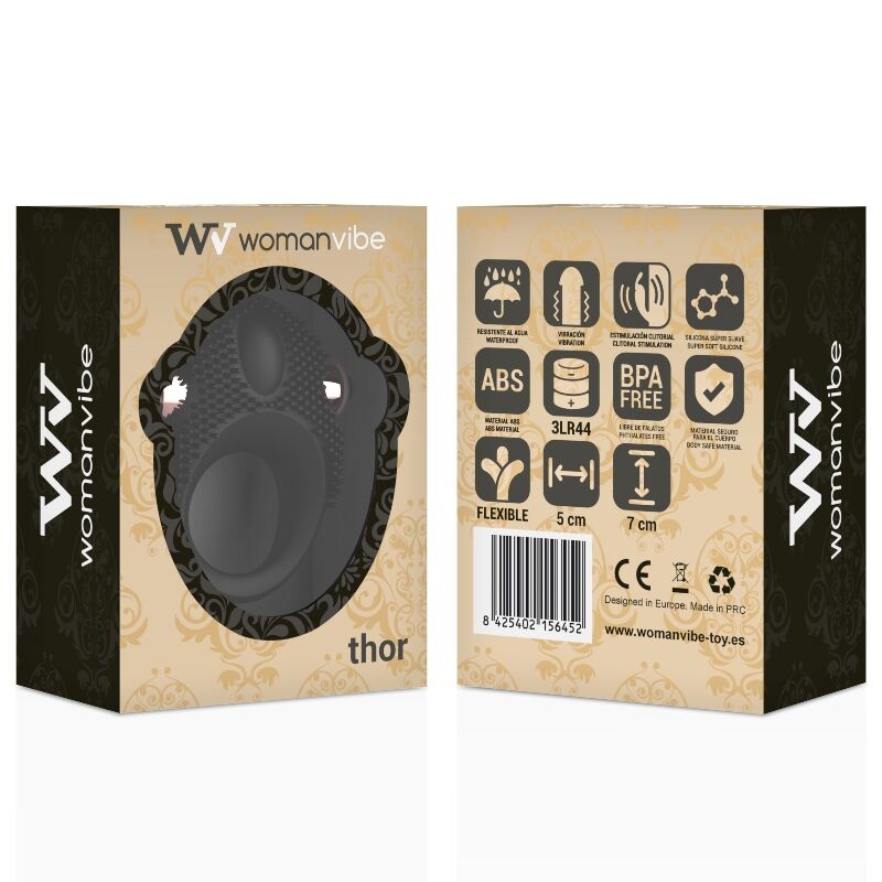 WOMANVIBE - THOR SILIKONOWY PIERŚCIEŃ WIBRUJĄCY