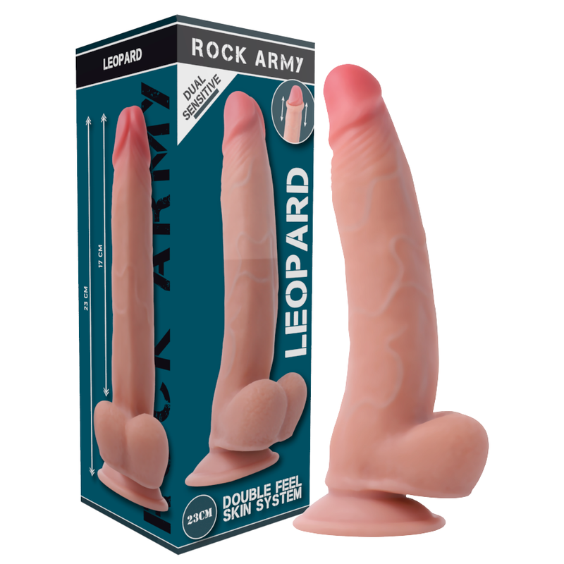 ROCKARMY - UPRZĄŻ + PODWÓJNA GĘSTOŚĆ LEOPARD 23 CM -O- 4,77 CM