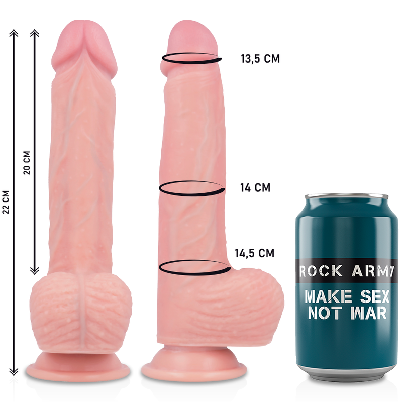 ROCKARMY - UPRZĄŻ + ROTATOR I WIBRATOR HAWK 22 CM -O- 4,6 CM