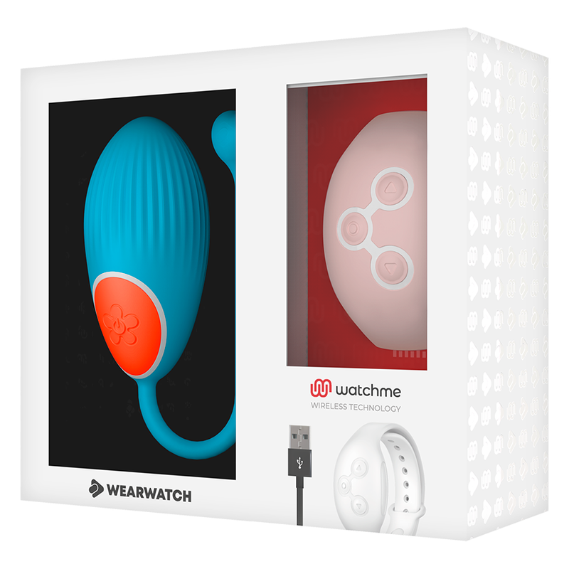 WEARWATCH - WATCHME TECHNOLOGY ZDALNIE STEROWANE JAJKO NIEBIESKIE / RÓŻOWE