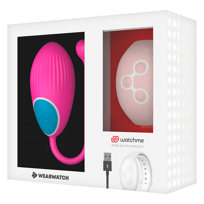 WEARWATCH - PILOT ZDALNEGO STEROWANIA WATCHME TECHNOLOGY EGG FUCHSIA / PINK