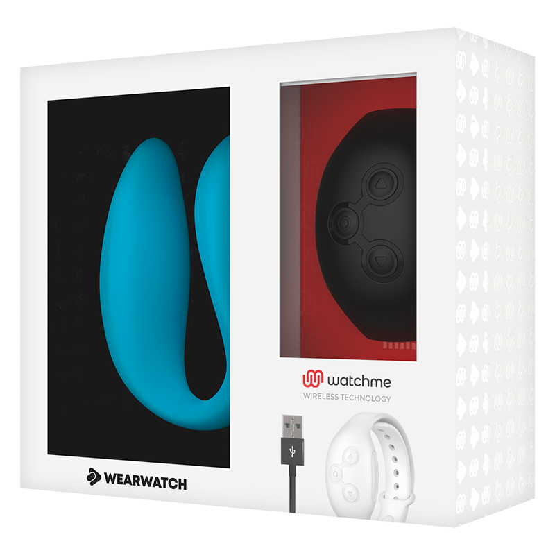 WEARWATCH - WIBRATOR Z PODWÓJNĄ TECHNOLOGIĄ WATCHME INDIGO / JET
