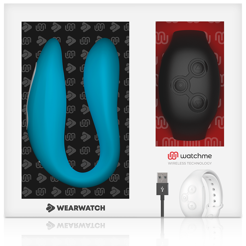 WEARWATCH - WIBRATOR Z PODWÓJNĄ TECHNOLOGIĄ WATCHME INDIGO / JET