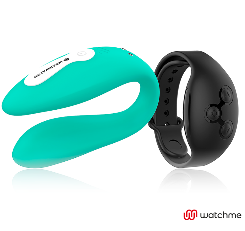 WEARWATCH - PODWÓJNA TECHNOLOGIA WIBRUJĄCY ZEGAR Zegarek AQUAMARINE / JET