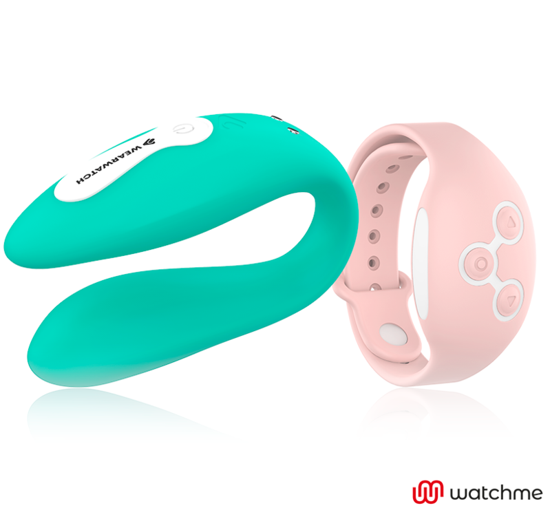 WEARWATCH - WIBRATOR Z PODWÓJNĄ TECHNOLOGIĄ WATCHME WODA MORSKA / RÓŻOWY