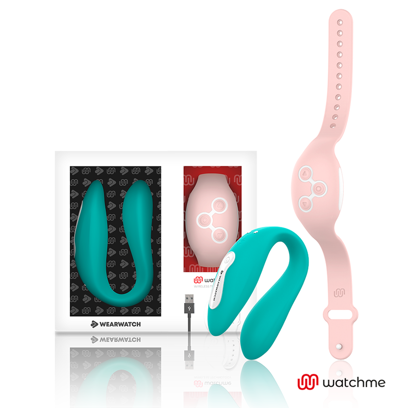 WEARWATCH - WIBRATOR Z PODWÓJNĄ TECHNOLOGIĄ WATCHME WODA MORSKA / RÓŻOWY