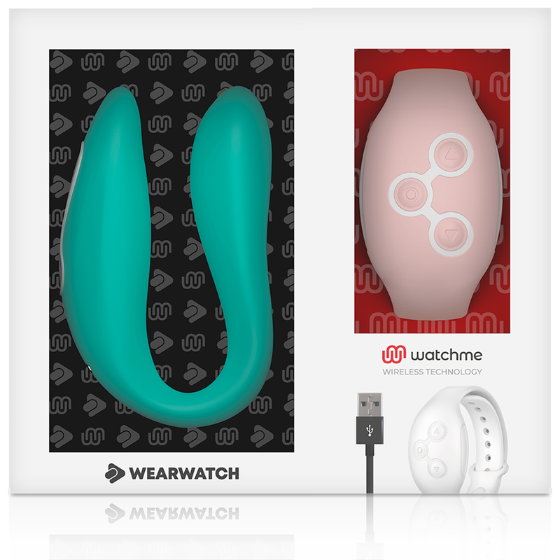 WEARWATCH - WIBRATOR Z PODWÓJNĄ TECHNOLOGIĄ WATCHME WODA MORSKA / RÓŻOWY